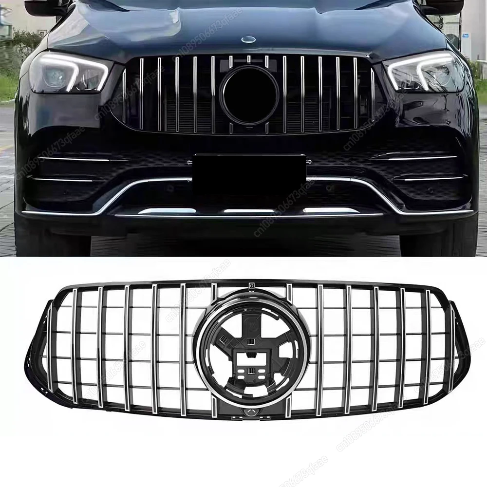 

Решетка радиатора и элементы обвеса для Mercedes-Benz GLE Class W167 GLE300 350 400 GLE450 4MATIC 2019-2023 в стиле GT, тюнинг-комплект
