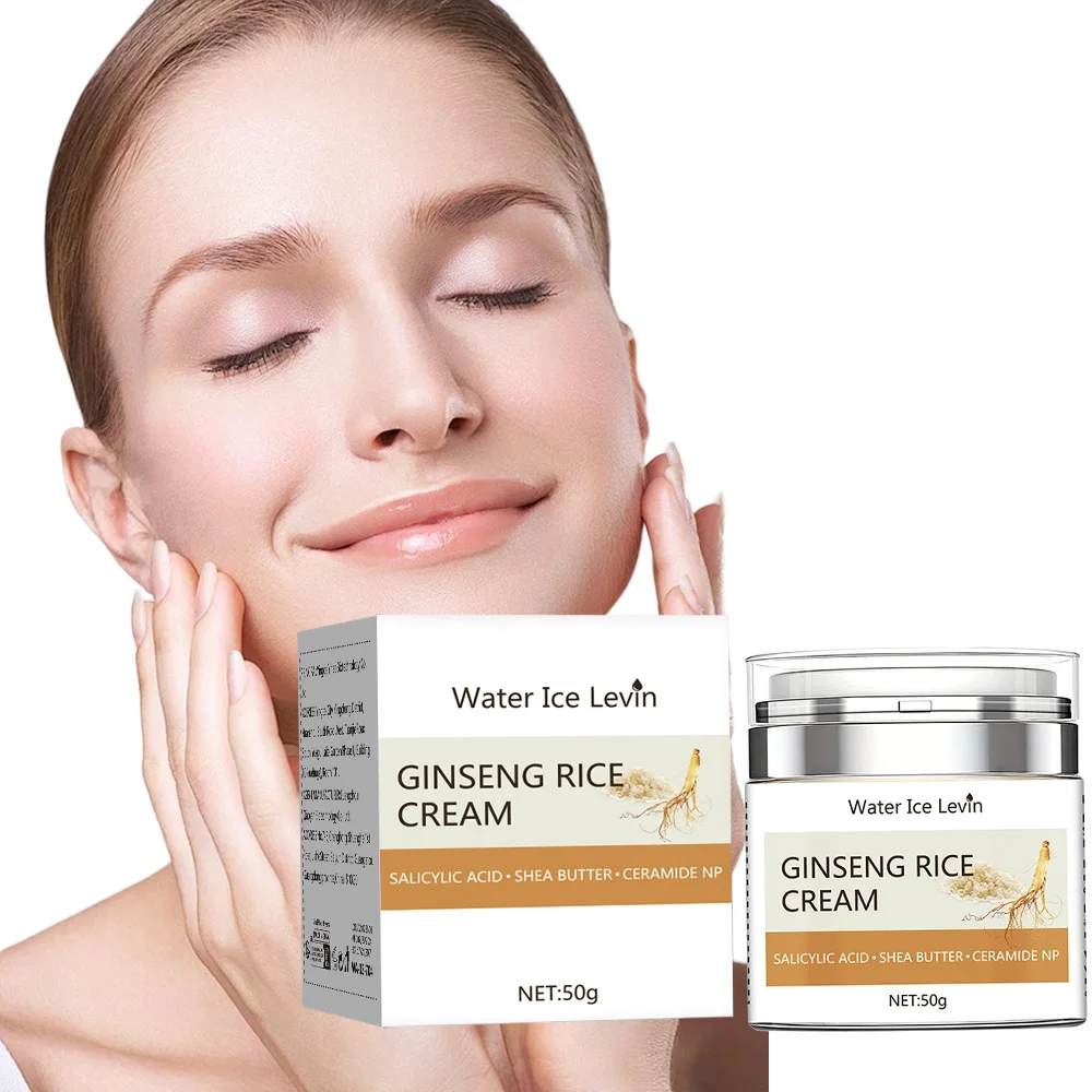 Крем С Рисовым Женьшенем Для Лица Увлажняющий Отбеливающий Контроль Жирности