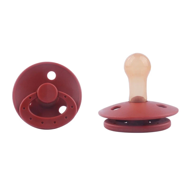 

Silicone Soothing Baby Pacifier Portable Newborn Soothie Nipple Nursing Teether