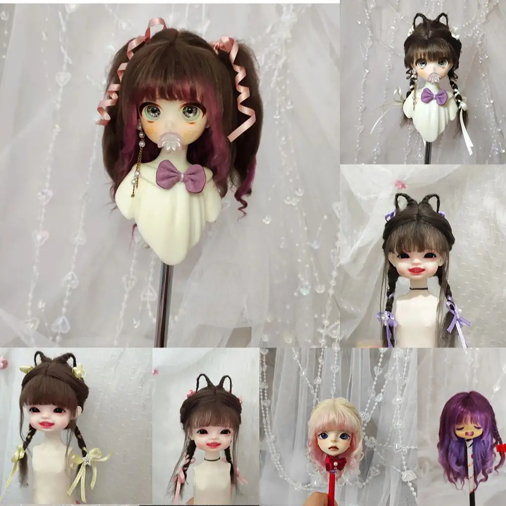 Ful Wig For 1/6 1/3 1/4 1/8 Sd Bjd Doll Hair Wig Princess Doll Fake Hair Wig Decoration Princess Customization