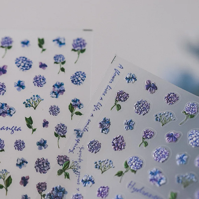 5D реалистичные рельефные летние синие фиолетовые ароматные цветы Лаванда