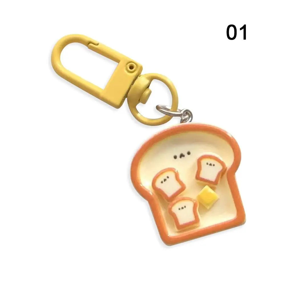 

1 шт. забавная имитация еды, ключ для игры, брелок для завтрака, тарелки, тоста, банана, украшение, милый креативный брелок для сумки