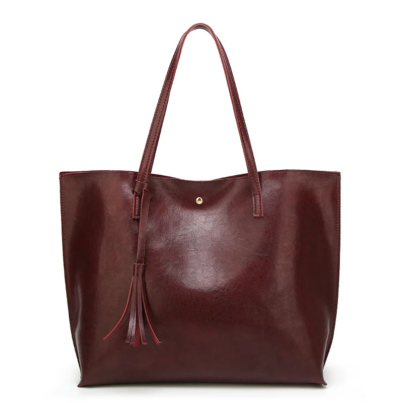 

New Luxury Tote Bag for Women Fashion Shoulder Bag 2022 Soft Leather Handbag Large Capacity Hand Bag Buckle Higher Quality