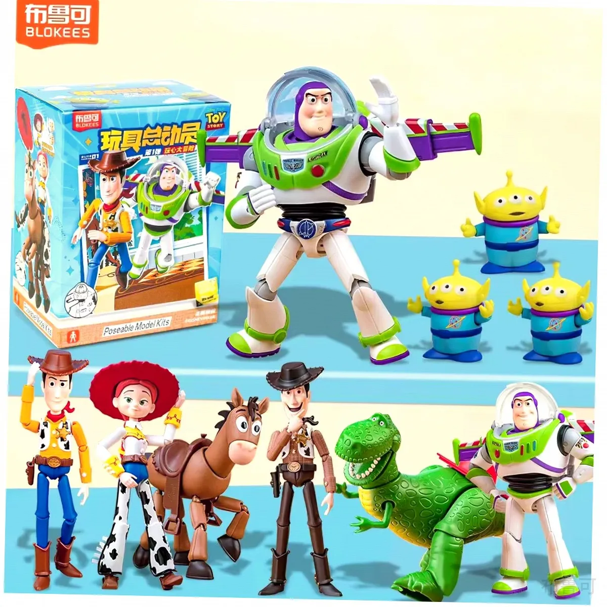 Фото Конструктор Blokees: Коллекционная фигурка из серии Toy Story Elite Edition, Волна 1 – Вуди, Базз Лайтер, Джесси №2