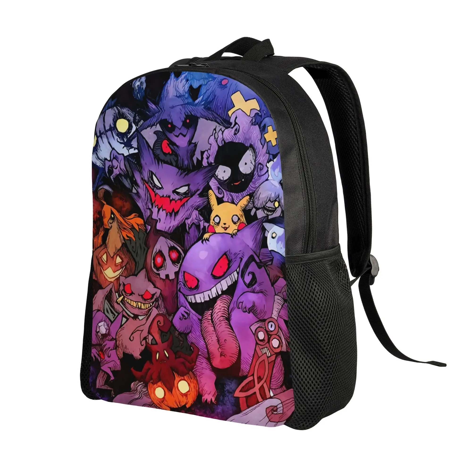 Фото Рюкзаки Pokemon Gengar, повседневные рюкзаки, офисные рюкзаки, рюкзаки большой вместимости №4