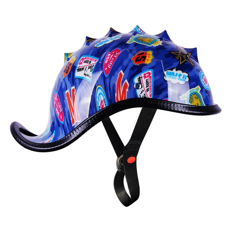 

Trendy Helmets Motorcycle Helmet Vintage Street Baseball Retro for Men Women Electric Scooter Summer Motor Safety Cap Lightweigh