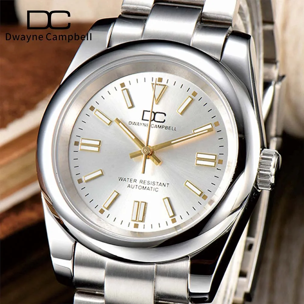 

Пользовательские модные японские NH35 39 мм Мужские часы сапфировые чехол автоматические мужские часы из нержавеющей стали