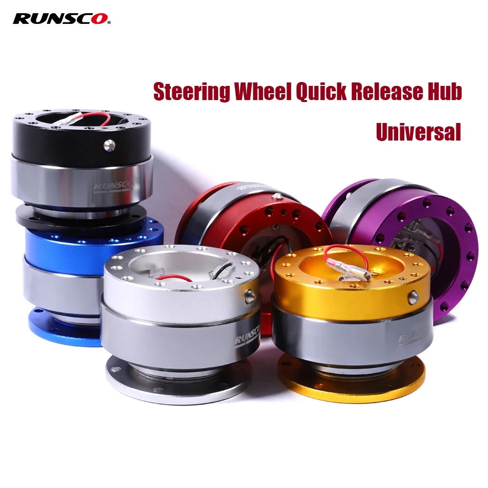 

Racing Styling Runsco Steering wheel Quick Release Hub Boss Kit Wheel Hub Adapter For Drift Steering Wheel