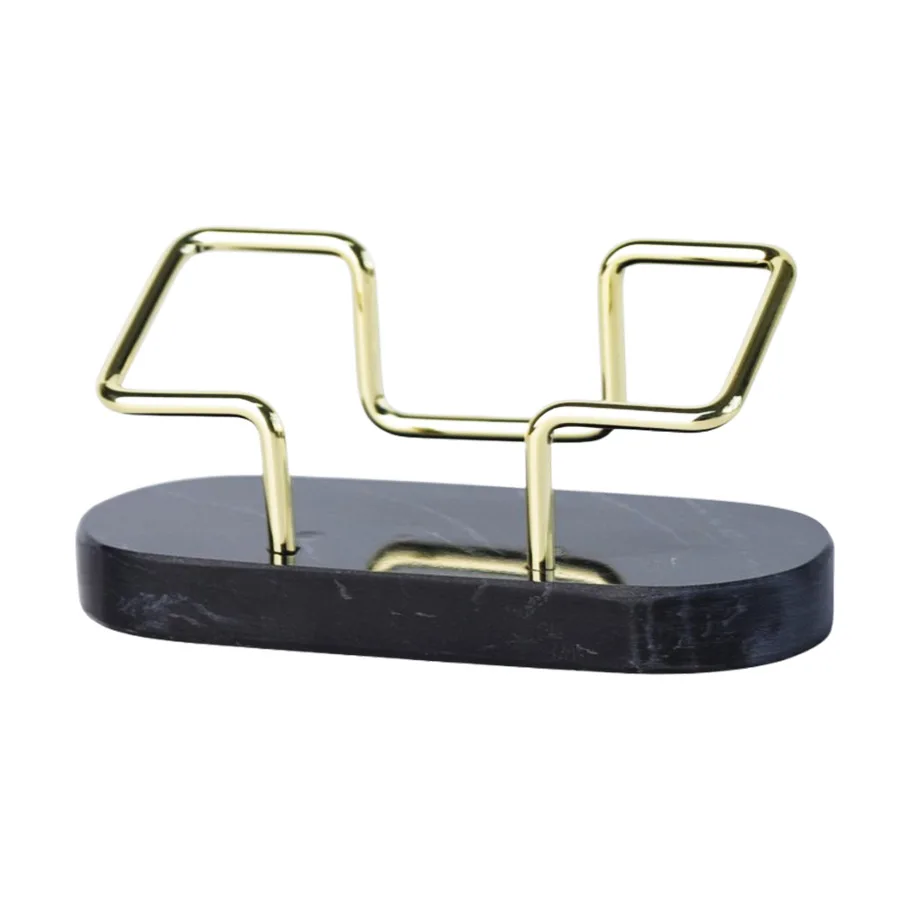 

Держатель для визиток из металла и мрамора