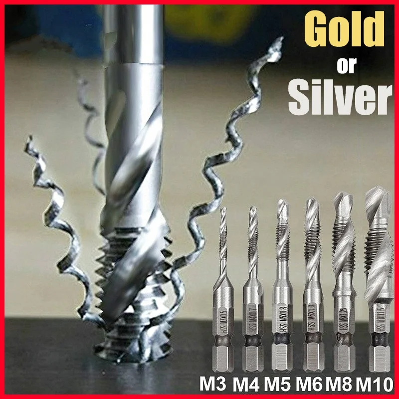 

1/6 шт., конусное сверло с шестигранным хвостовиком