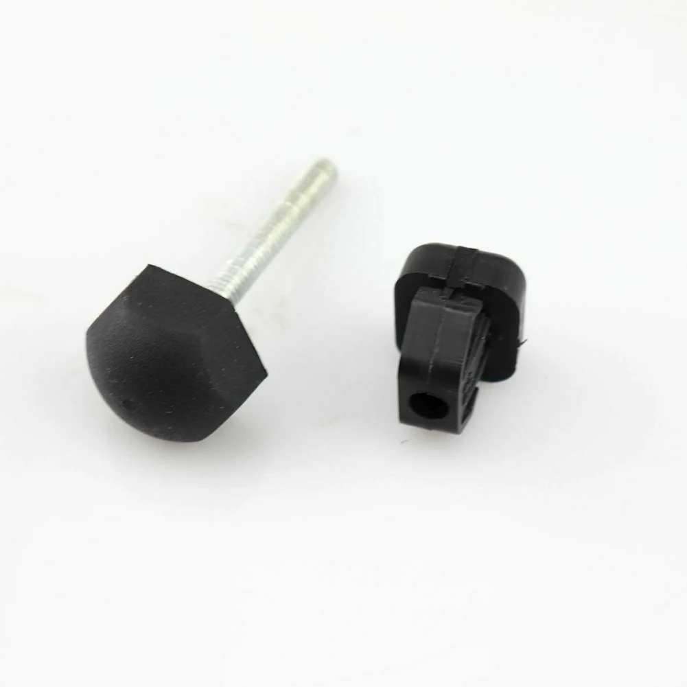 

Radiator Support Stop Adjuster Fender Bumper Front Hood Parts Replacement Stop Screw ABS&Metal Black Brand New