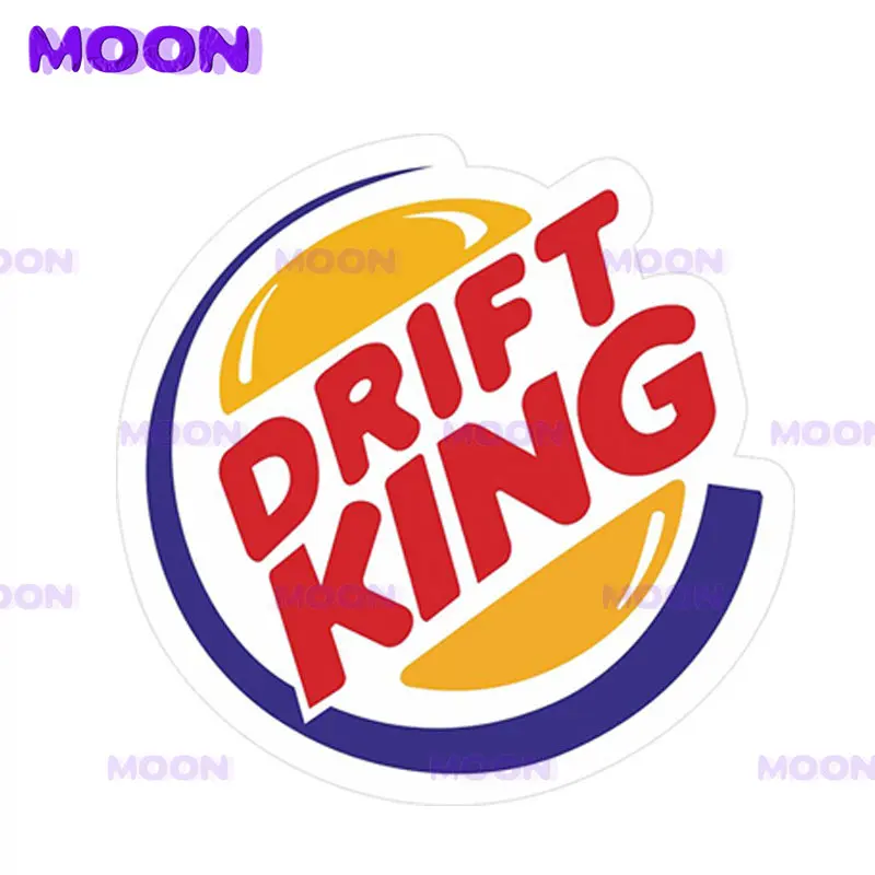 

Decals Exterior Accessories Retro DRIFT KING Funny Parody JDM Drift Look Vinyl Car Sticker Bomb Car Styling,