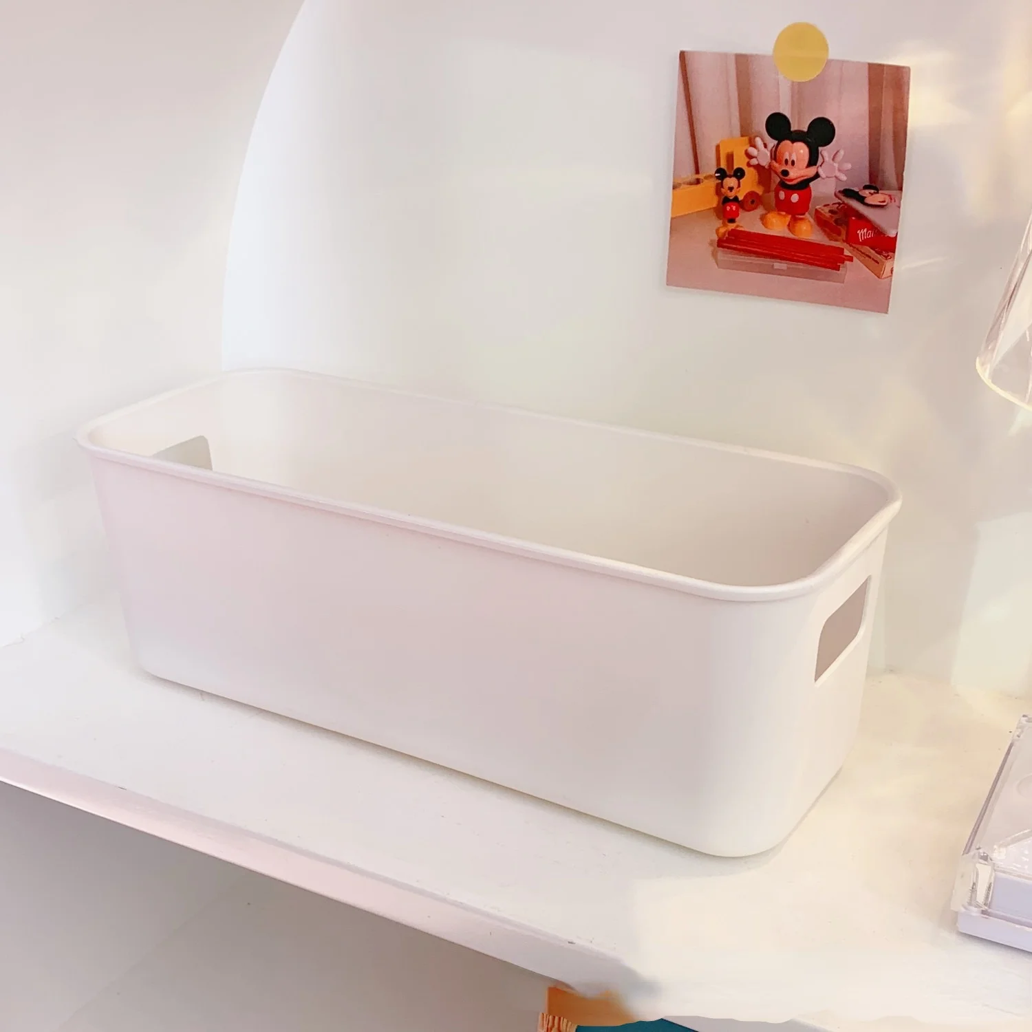 cute desktop sundries storage baskets box cosmetics snacks mobile phone case storage boxes household kawaii storage organizer free global shipping