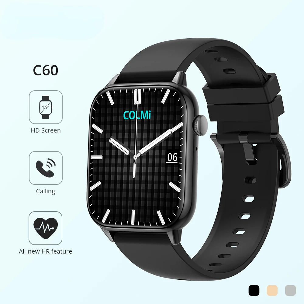 

1 9 inch full screen Bluetooth call heart ratesleep monitor 19 sports female smart watch Genuine best sell Free shipping Fashion