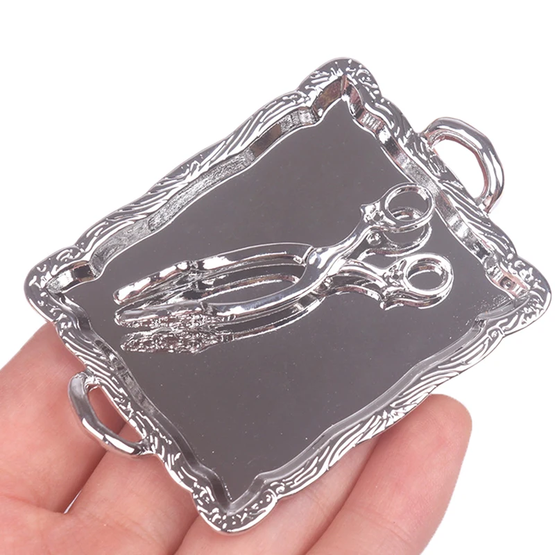 Миниатюрный металлический фотоальбом для кукольного домика зажим хлеба тарелка