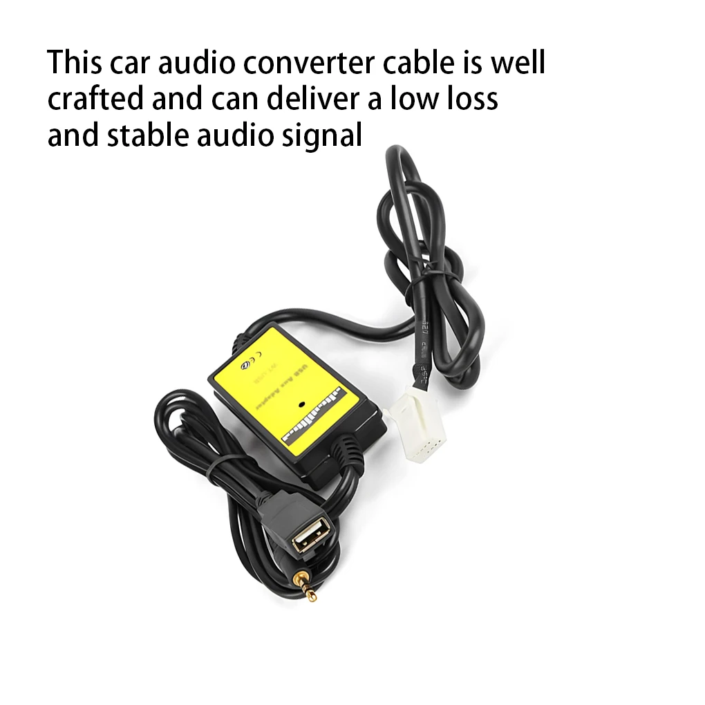 

Car Audio Adapter Cable Vehicle CD Player Converter Conversion Connector Automotive Automobile Upgrade Modified Spare Parts
