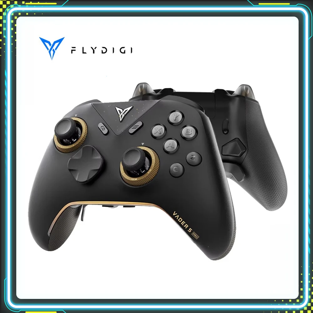 Фото Беспроводной игровой контроллер Flydigi Vader 5 Pro с датчиками Холла, вибрацией и триггерами для мобильных устройств, ТВ, ПК, NS №1