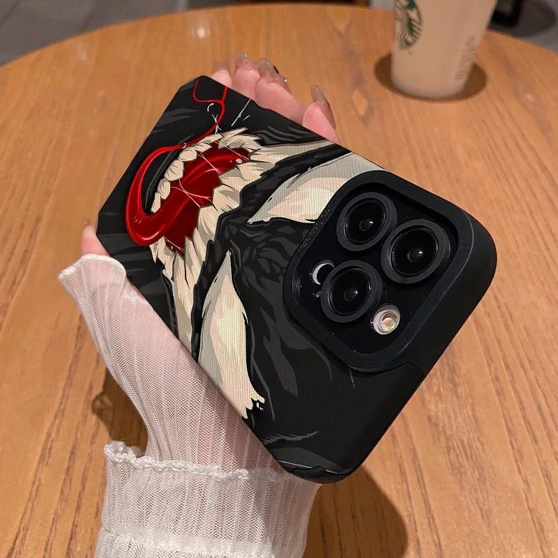 New Cool Ins Movie venoms 3 Pupil Full Screen Phone Case For Xiaomi Redmi 8 9A 9T 9C 10 K20 30 40 Note 7 9 9s 11 Pro 4G 5G