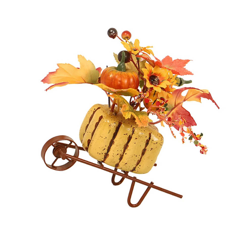 

Pumpkin Pumpkins Table Decor Mini Thanksgiving Autumn Wroughtdecorations Decoratingiron Arrangement Decoration Tabletop Floral