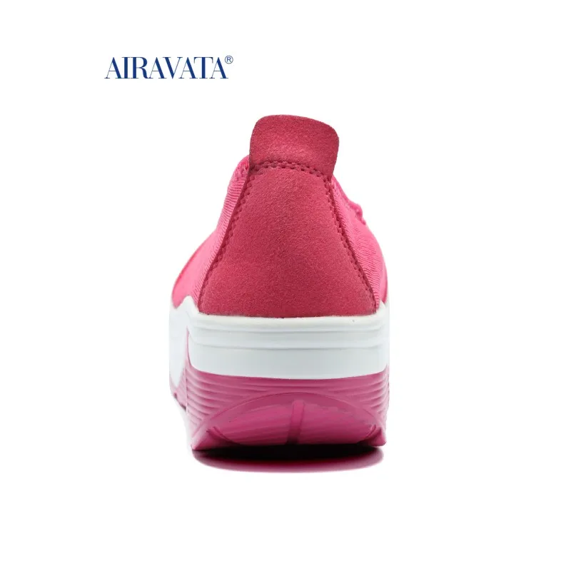 Summers Sneakers Women Walking Shoes Air Cushon Slip-on Lightweight Boat Shoes Mother Footwear Platform Increasing Height