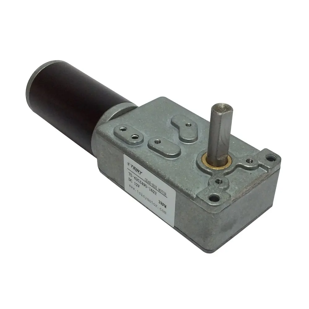 Маленький двигатель постоянного тока 12 В Турбинный червячный Реверсивный с