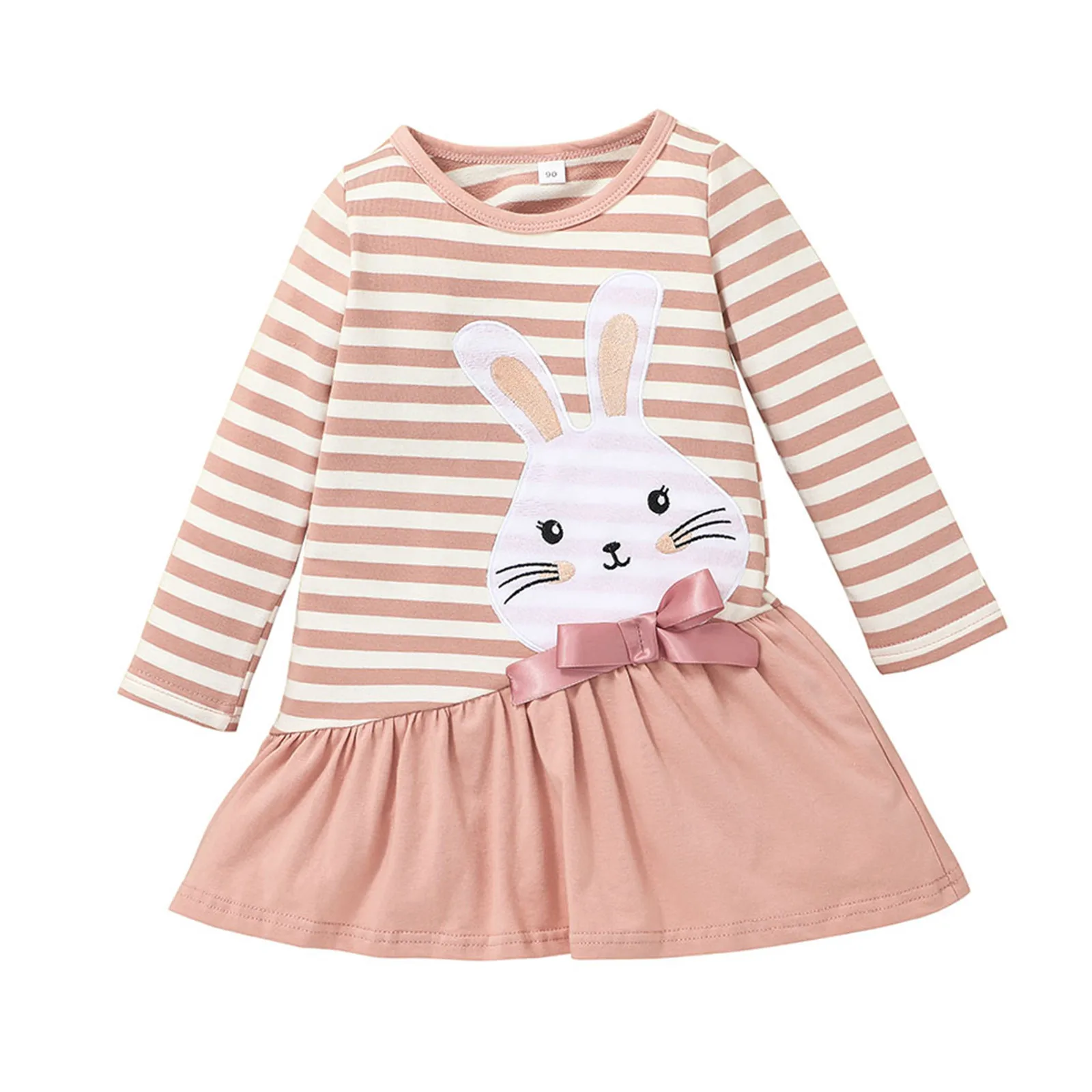 

Платье с длинным рукавом и юбкой для девочек