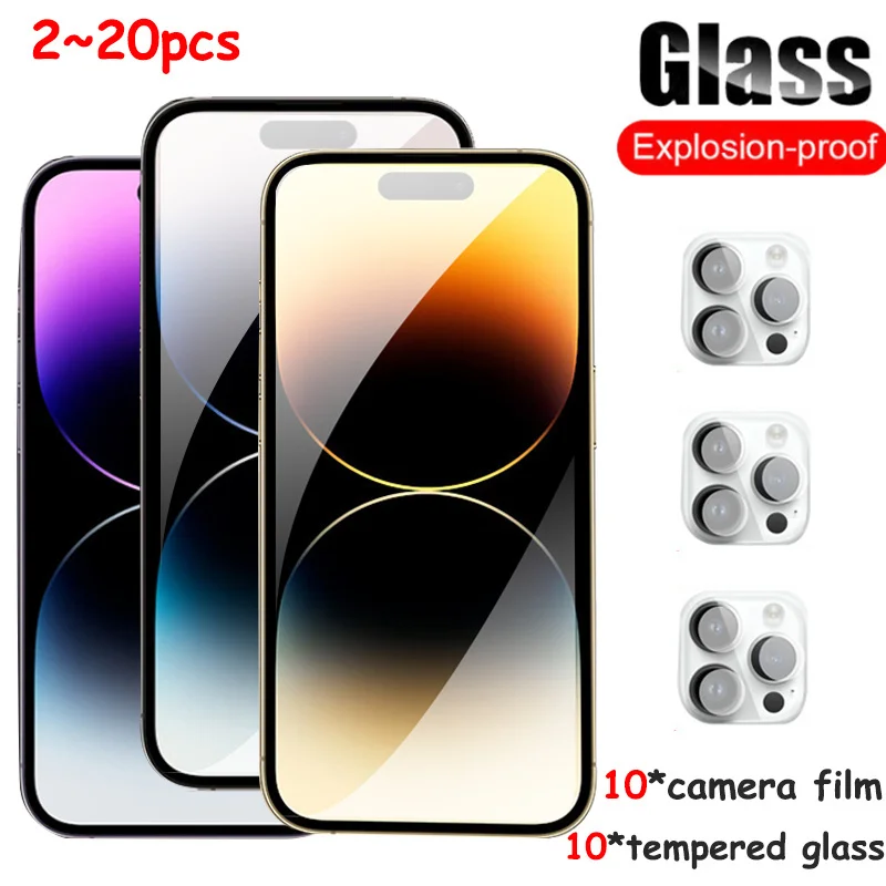 

Tempered glass For apple iPhone 14 Pro Max mica protector iphone 14 13 pro plus iphone14 pro 14promax Protective glass For iphone14pro screen protector