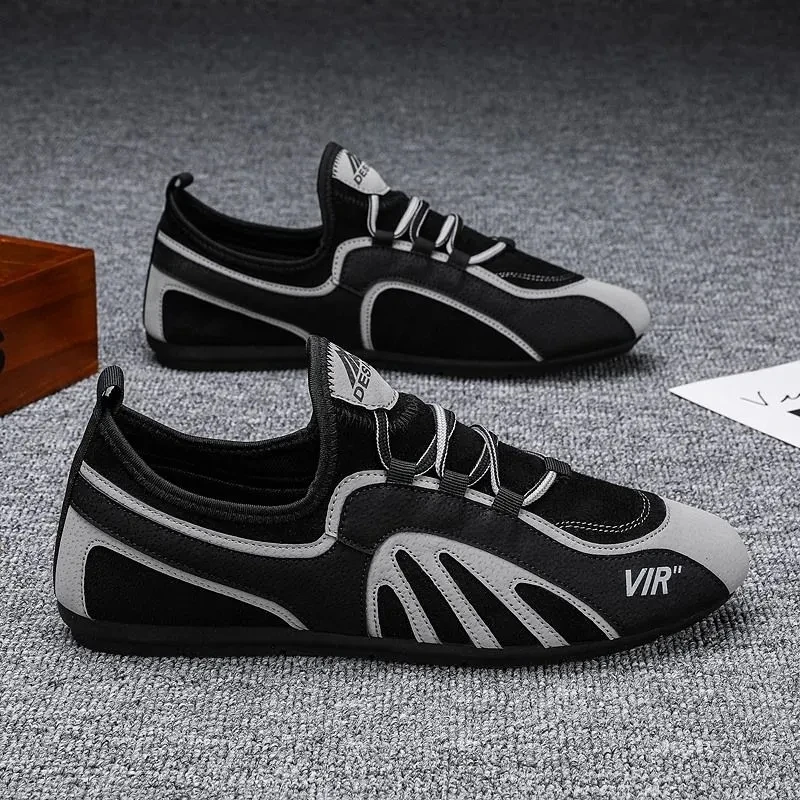 

2022 Summer Men'S Shoes Doudou Shoes Comfortable Casual Breathable Slip-On Shoes Spring And Autumn Running Shoes Driving Shoes