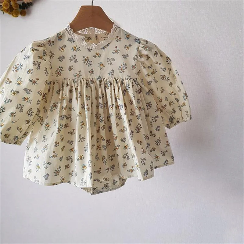 

Spring Autumn Baby Girl Floral Dresses Toddler Baby Girls Cotton Long Sleeve Dress Baby Party Dresses Infant Birthday Dress 0-2Y