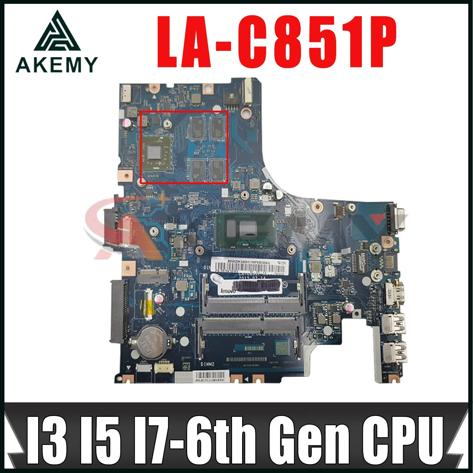 

Материнская плата для ноутбука LENOVO Ideapad 500-14ISK