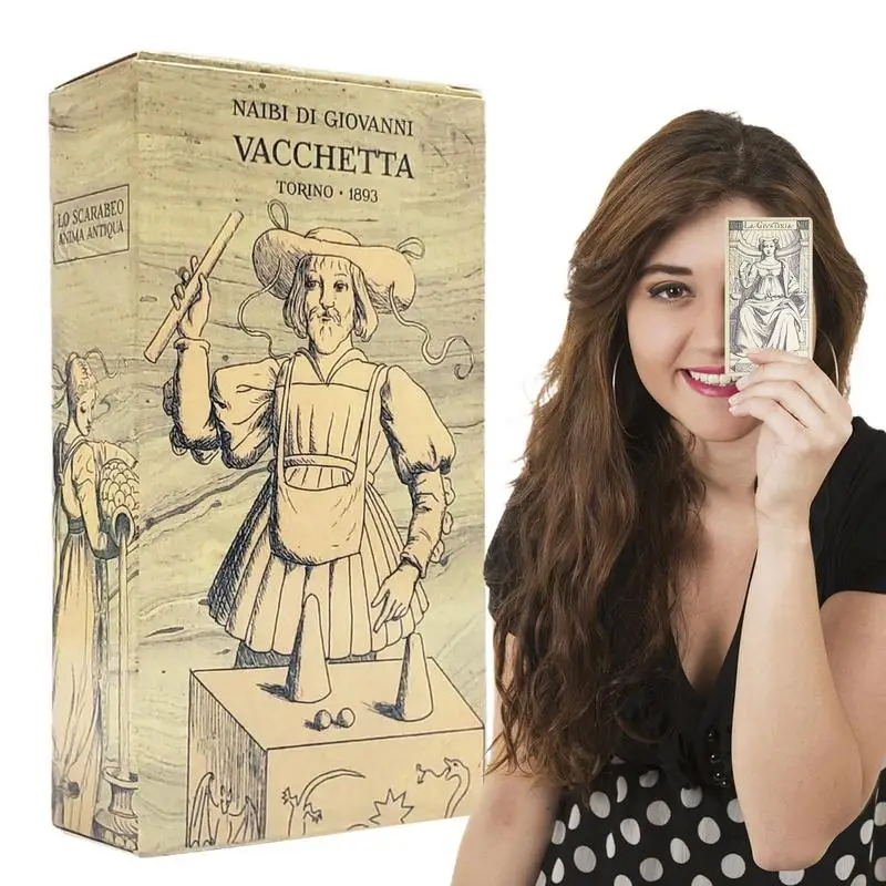 

Карточка-Таро Naibi Di Джованни Vacchetta 78, карманная колода, карточки-Таро из комиксов, Карта Таро, английская версия, функция гадания