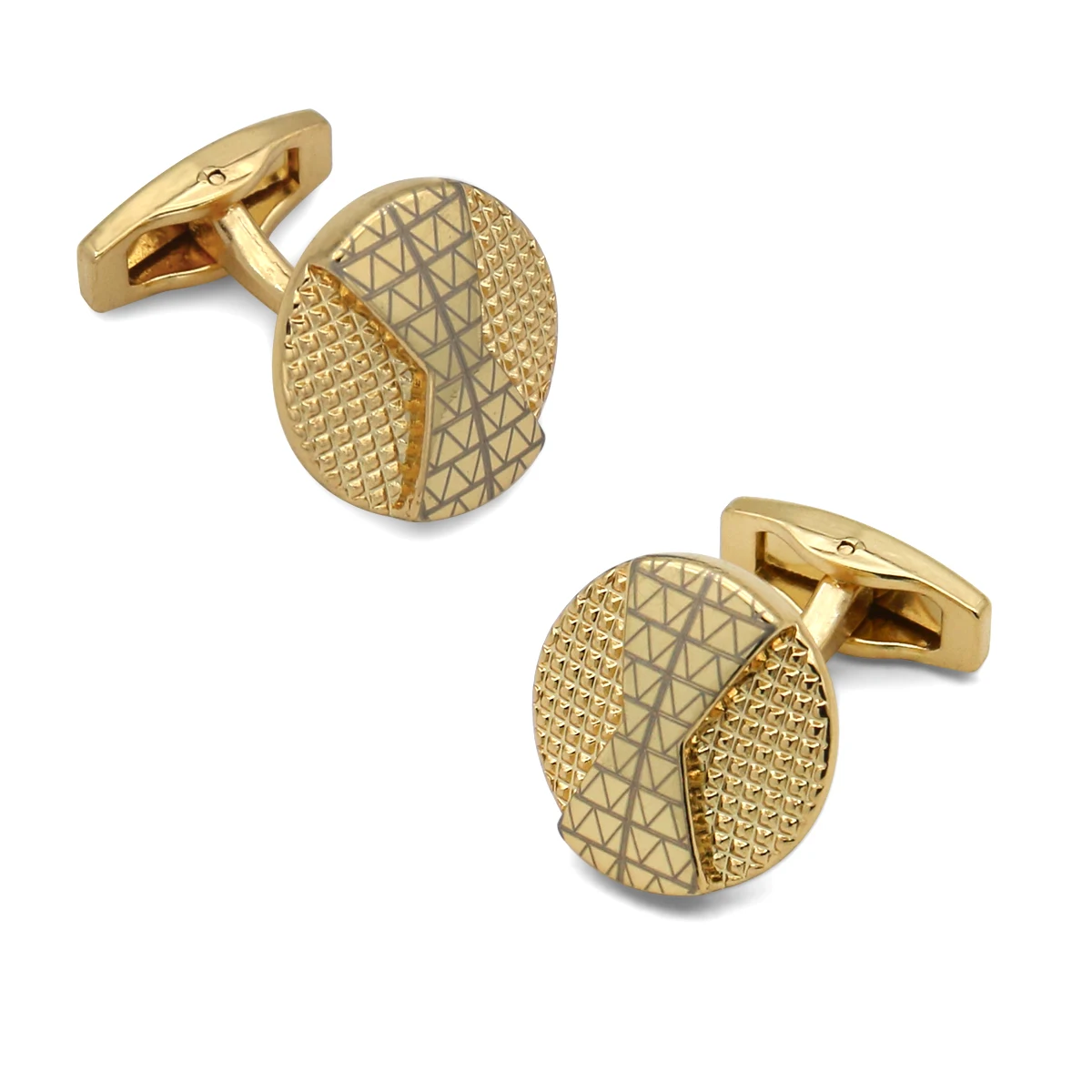 

Mens Cufflinks Fashion Jewelry for Wedding Dress Shirt Copper Cuff Links French Buttons Gift Gold