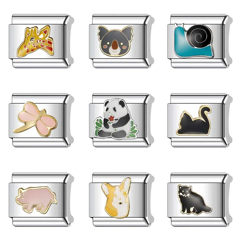 Memnon 2024 модный новый женский подарок панда кошка свинья подвеска итальянские