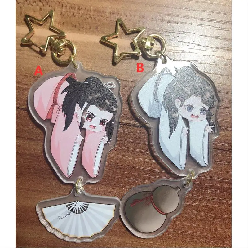 Аниме брелок слова о чести Чжоу zishu Wen kexing акриловый брелок ремешок фигурка подвесные аксессуары 6 см