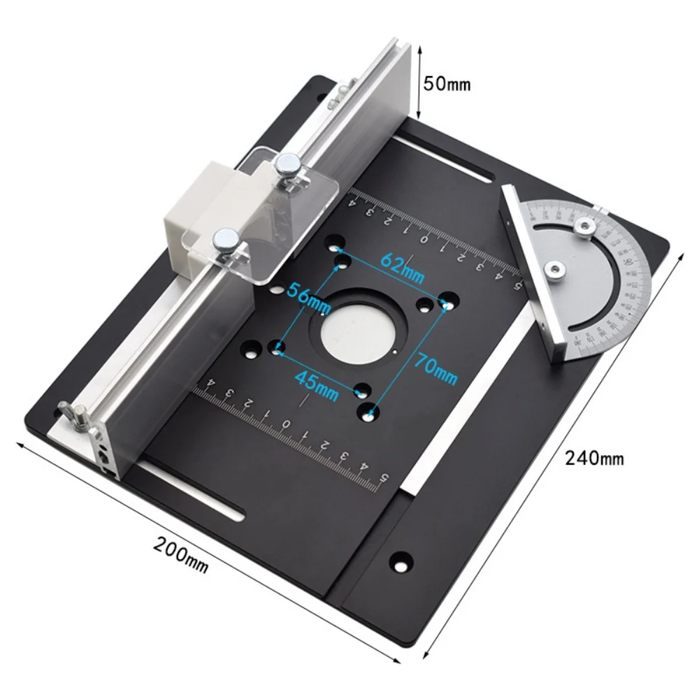 Алюминиевый фрезерный стол вставная пластина деревообрабатывающий триммер