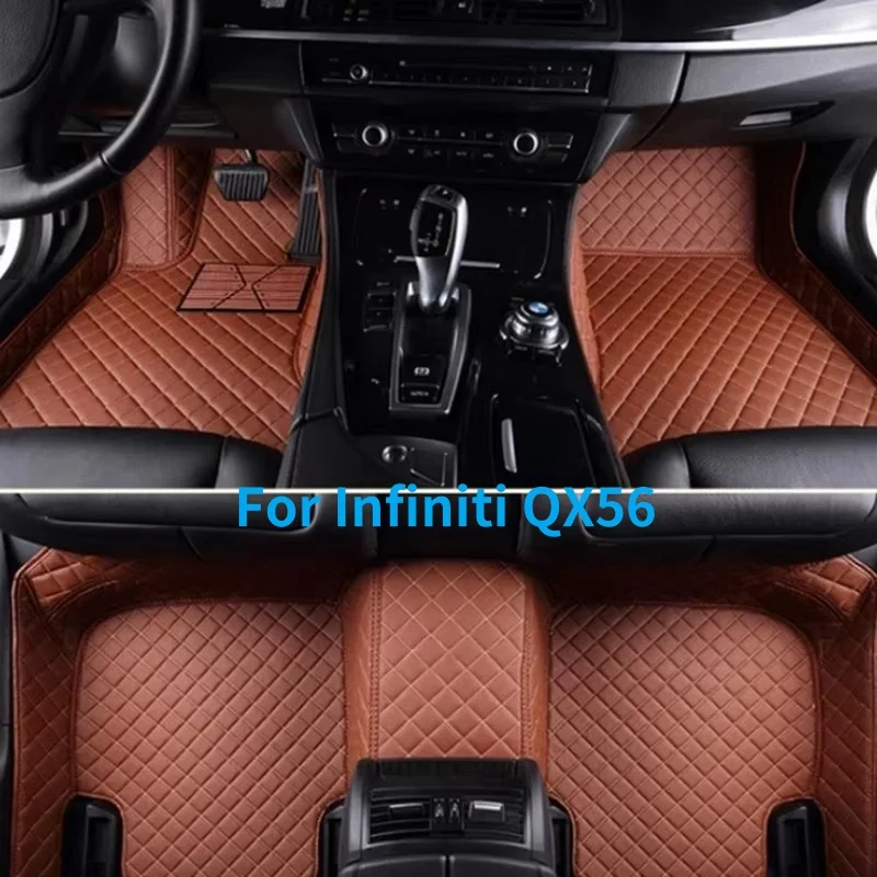 Фото Автомобильные коврики на заказ для Infiniti QX56 2004 2005 2006 2007 2008 2009 2010 лет Коврики с полным покрытием Роскошные напольные коврики №1