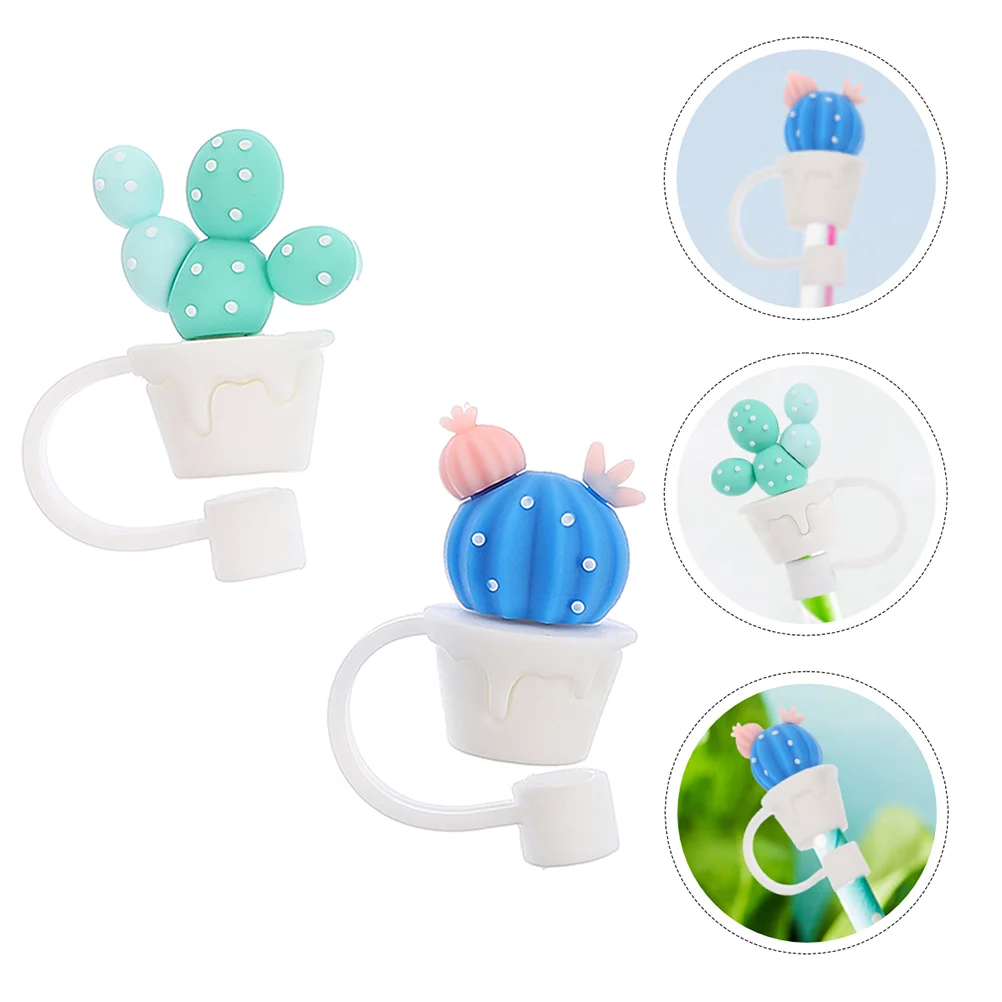 

Straw Dust Plug Glass Decor Silicone Straw Caps Plug Accessories Drinking Straw Cover Cap Silica Gel Silicone Straw Tips Girl