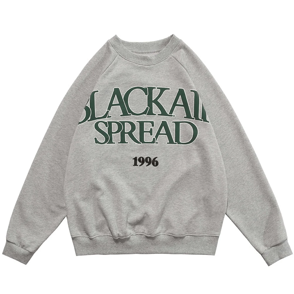 

Свитшот мужской с круглым вырезом, модный простой пуловер контрастных цветов с надписью, в винтажном стиле, уличная одежда