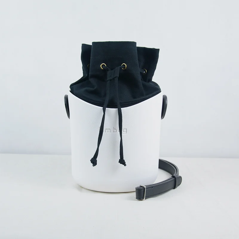 

New Obag Style Ambag O Basket Bucket plus long Handles Straps insert Women Shoulder Bag ladies girl DIY Bag