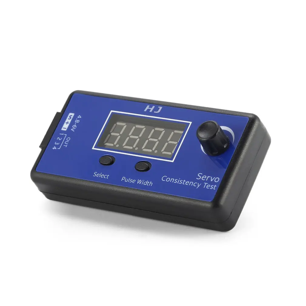 

DC 4.8-6V Mini 3 Modes Digital Servo/ESC Consistency Tester Steering Gear Measurement for RC Helicopter Airplane Car Tool