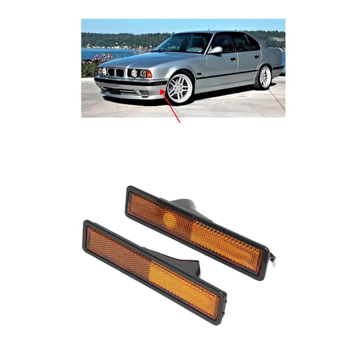 Автомобильные Боковые габаритные огни для BMW E30 E32 E34 318I 325I