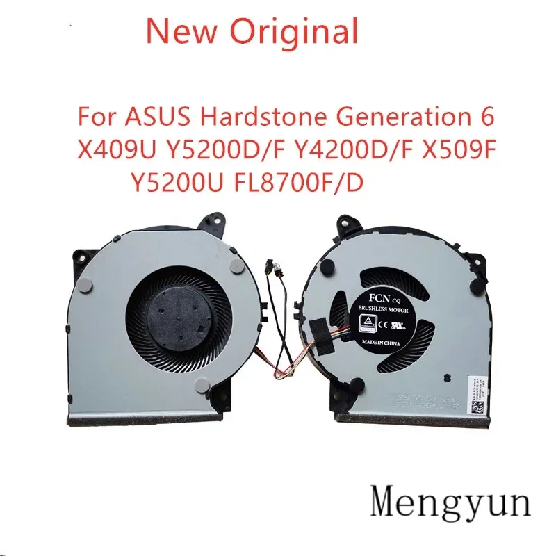 Новый оригинальный охлаждающий вентилятор для ноутбука ASUS Hardstone Gen 6 X409U Y5200D Y5200F