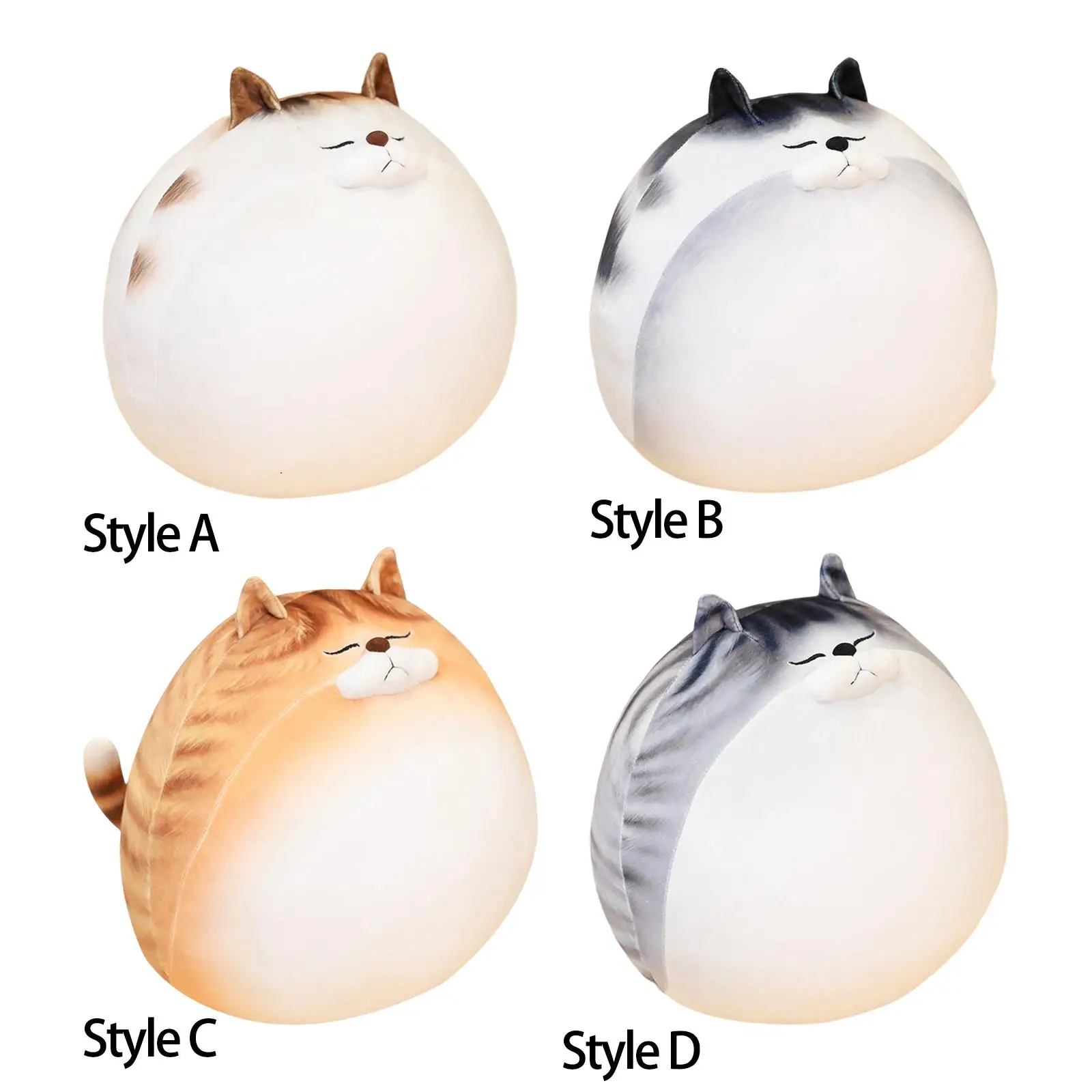 

Fat Cats Plush Doll Sofa Pillow Home Decoration Children Christmas Gifts