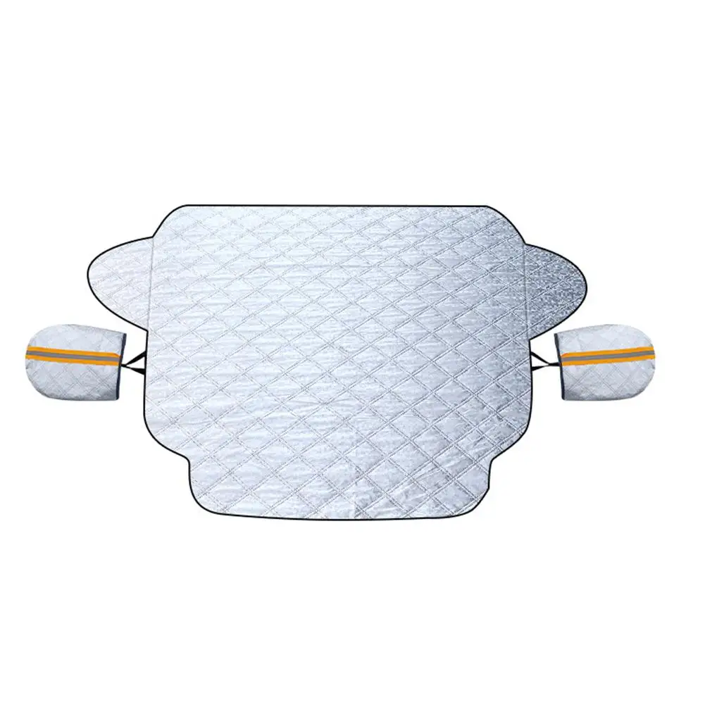 

Внешняя защита автомобиля, защита от снега, автомобильные чехлы, искусственная алюминиевая пленка, утолщенное переднее ледяное удаление, з...