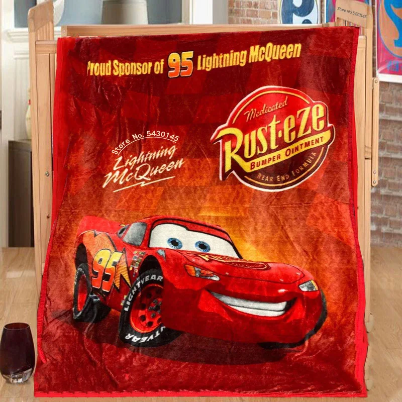 

Disney Mickey Mouse Stitch Cars Princess Thin Throw Blanket for Baby Boys Girls Gift on Plane 70x100cm 100X140cm 150x200cm