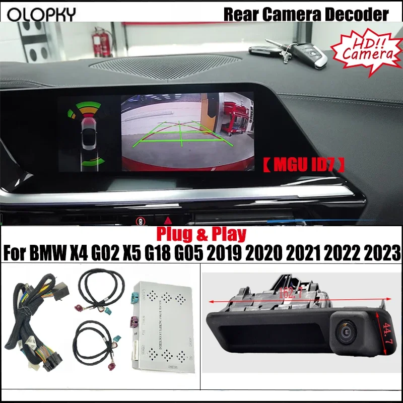 Для BMW X4 G02 X5 G05 G18 MGU ID7 2019 2020 2021 2022 2023 Интерфейс передней камеры заднего вида