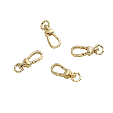 Золотые вращающиеся застежки-лобстеры для украшений