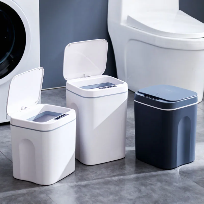 

Rectangle Small Trash Can Nordic Style Portable Plastic Trash Can Outdoor Smart Ferramentas De Limpeza Bathroom Accessories Sets