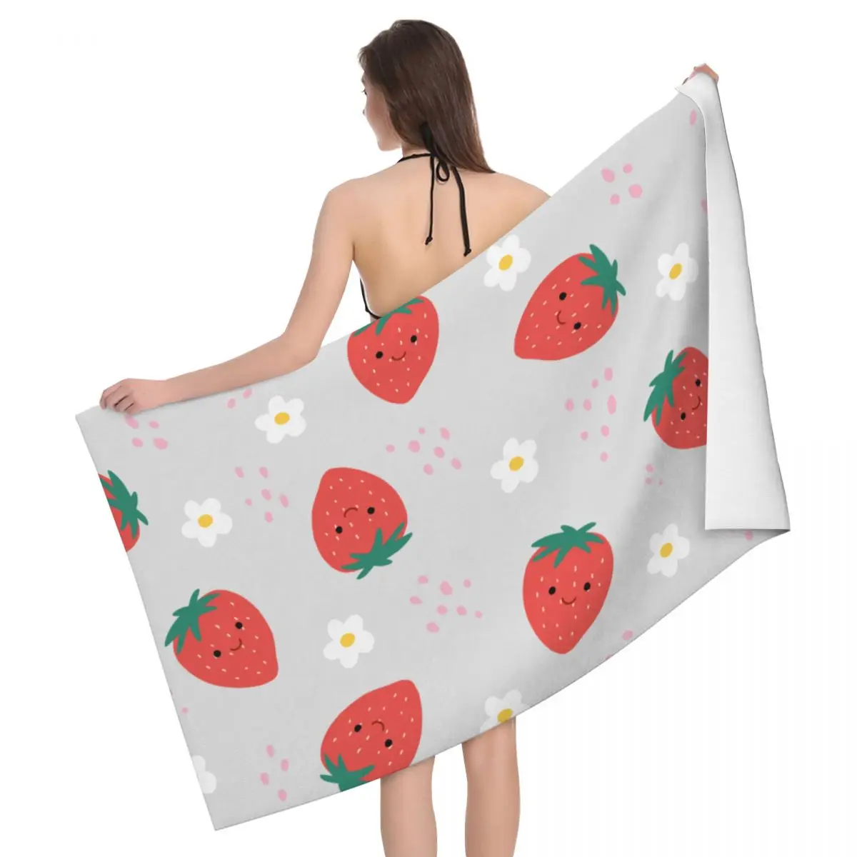 

Fruit Beach Towels Pool Towels Large Sand Free Microfiber Beach Towels, Quick Dry Lightweight Bath Swim Towels