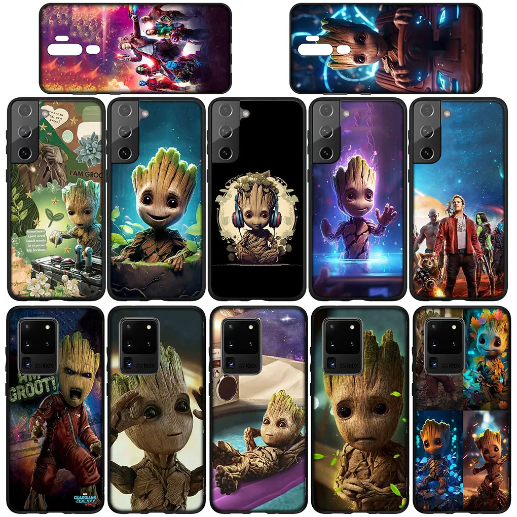 Guardians of the Galaxy Baby Groots Phone Cover Case for Huawei Y7A Y6P Y5P Y6 Y7 Y9 Prime 2018 2019 Y8P Y9A Y8S Y9S P Smart